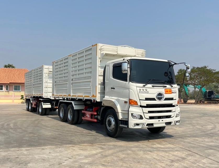 HINO FM2P 380 เเรง ดั้มเกษตรเเม่ลูก 3