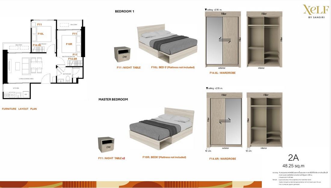 XELF by Sansiri 2-Bedrooms วิวแม่น้ำ Rare Item มีแค่ 15 ห้องทั้งโครงการ ราคา VVIP 3