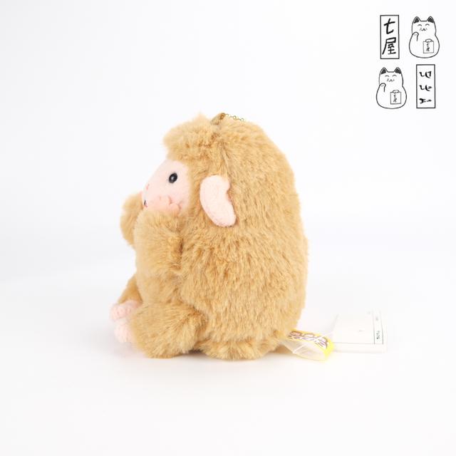 พวงกุญแจ ลิงอ้วน คินาโกะ ดังโงะ 🐒 Kinako Monkey・Saru Dango ~ AMUSE Plush Keychain ~ Mascot 10 cm 🍡 รูปที่ 4