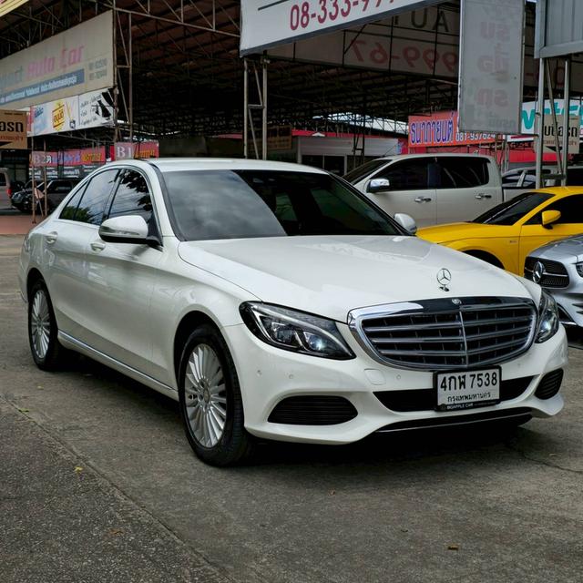 รหัสรถ BAC7538 🚗✨ Mercedes-Benz C300 Bluetec Hybrid Exclusive ปี 2015 (แท้)