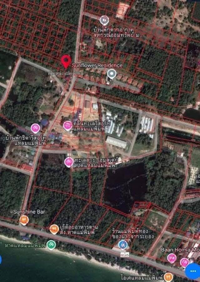 ที่ดินใกล้ทะเล หาดแหลมแม่พิมพ์ อ.แกลง จ.ระยอง ที่ดิน ถมแล้ว แปลงมุม มีเพื่อนบ้าน ใกล้ รีสอร์ท 9