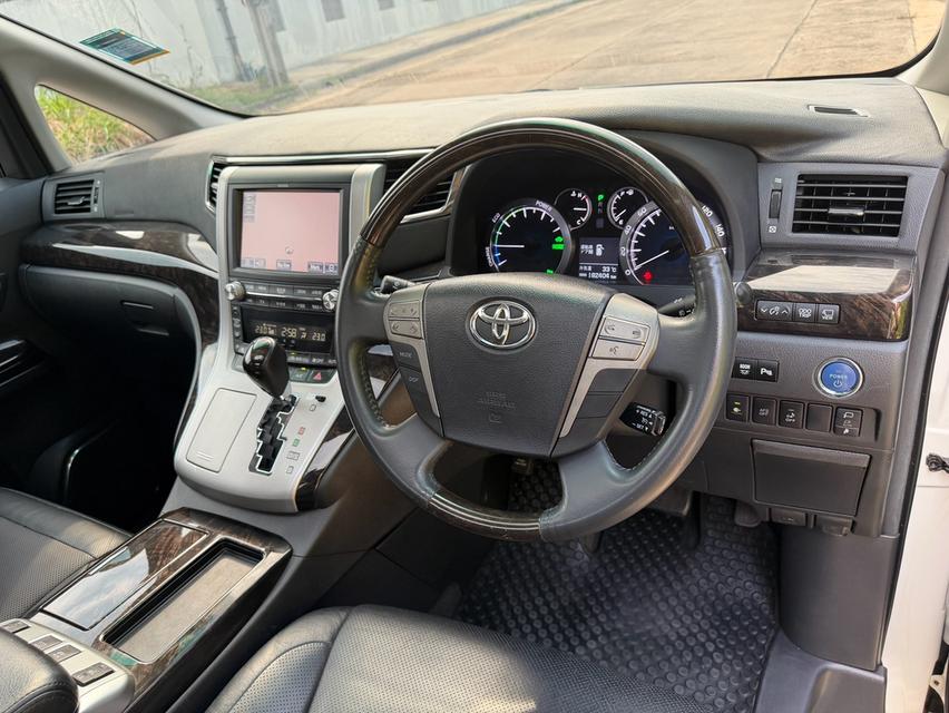 2014 TOYOTA VELLFIRE 2.4 Hybrid E-Four ZG EDITION รุ่นท็อป (สีขาว) รูปที่ 11