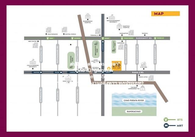 Condominium Life Rama 4-Asoke ไลฟ์ พระราม 4-อโศก 22500 THAI BAHT 1 Bedroom 27SQUARE METER ไม่ไกลจาก รถไฟฟ้า MRT ศูนย์สิร 2