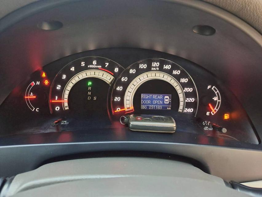 TOYOTA CAMRY 2.4 V รุ่นท็อปปี2008 สีดำ 17