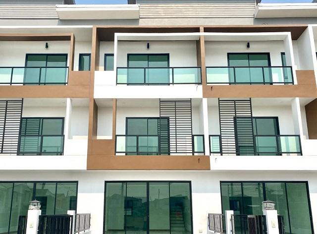 MRT บางรักน้อย ท่าอิฐ 2 กม.ให้เช่าโฮมออฟฟิศ 3ชั้น 4นอน 23ตร.ว. 280ตร.ม. ราชพฤกษ์ ท่าอิฐ 1