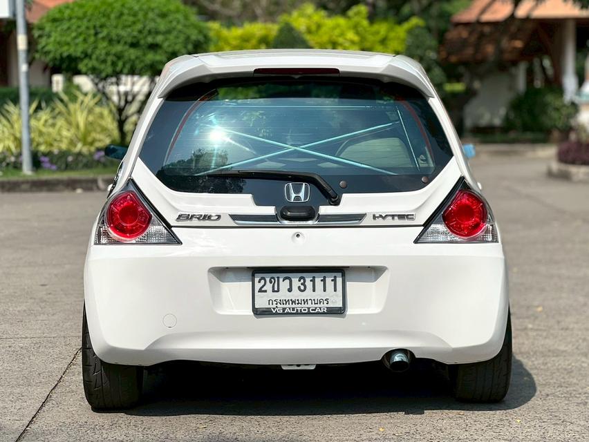 Honda Brio 1.2V ATเครื่องยนต์: เบนซิน เกียร์ออโต้  ปี2013 สีขาว ไมล์ 95,xxx km. โทร 092-263-9576 เอ๋ รูปที่ 4