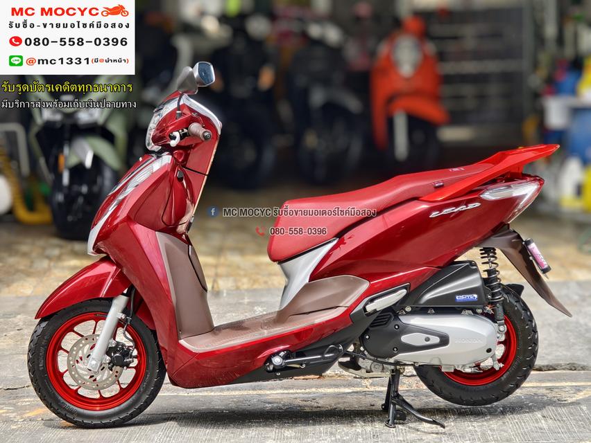 Lead 4v สีแดง 2023 วิ่ง1000โล รถบ้านแท้มือเดียวเครื่องท่อเดิมๆ สีสวยใหม่มาก No1167