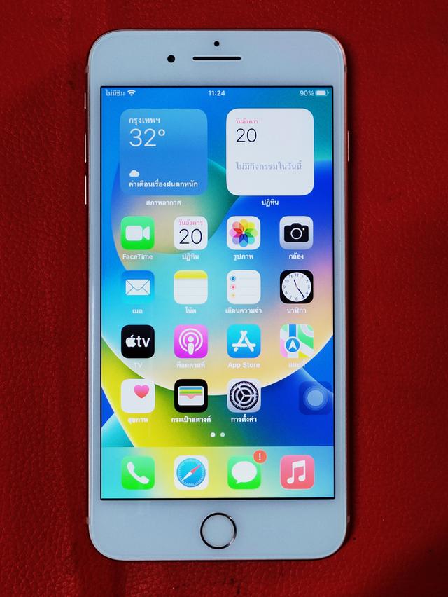 iPhone 8 Plus/ 64GB สแกนลายนิ้วมือได้ ใส่ได้ทุกซิม  เป็นเครื่องบายพาส รีเซ็ตเครื่องได้