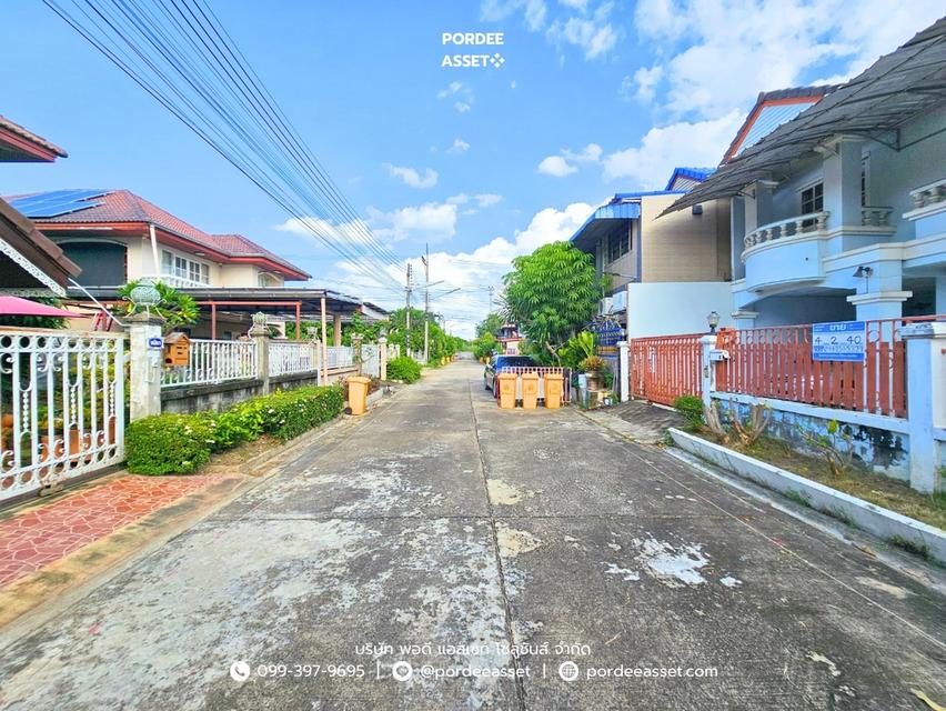 ขาย!! บ้านแฝด บ้านสวนนครชัยศรี จ.นครปฐม (ขนาด 40 ตร.ว.) ถนนหน้าบ้านกว้าง 7 เมตร โครงการอยู่ติดถนนใหญ่ ถนนเพชรเกษม : (Baan Suan Nakhon Chai Si) 20