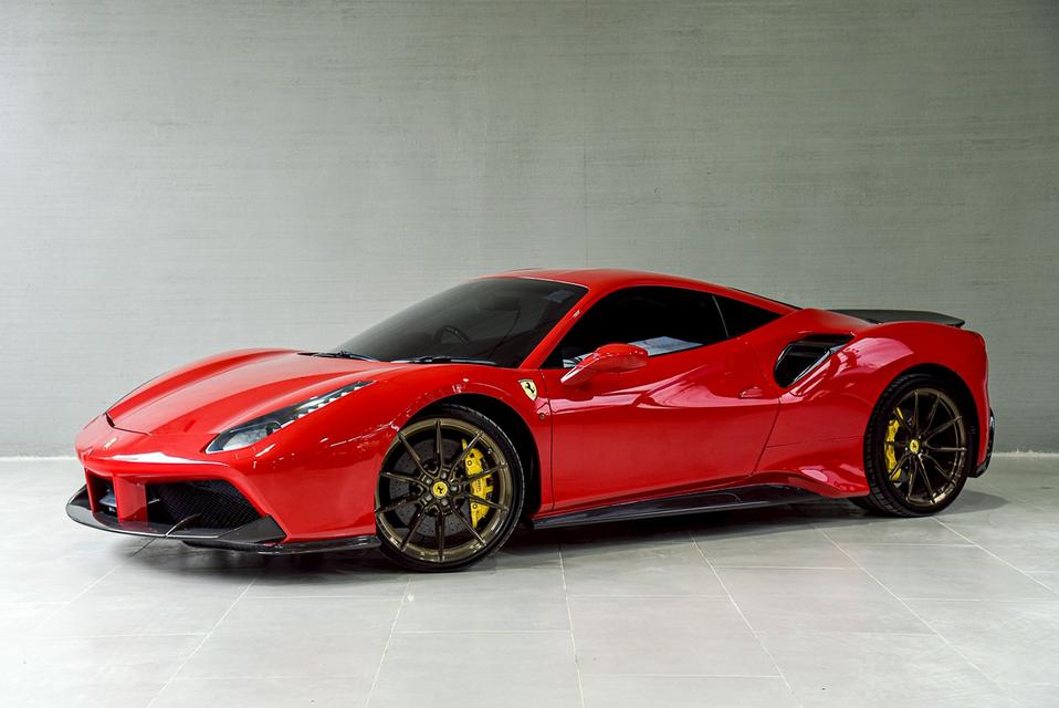 Ferrari 488 GTB 2018จด2022 สี Rosso Corsa Nero interior รถศูนย์ Cavallino motors มีไฟแนนซ์เหลือ