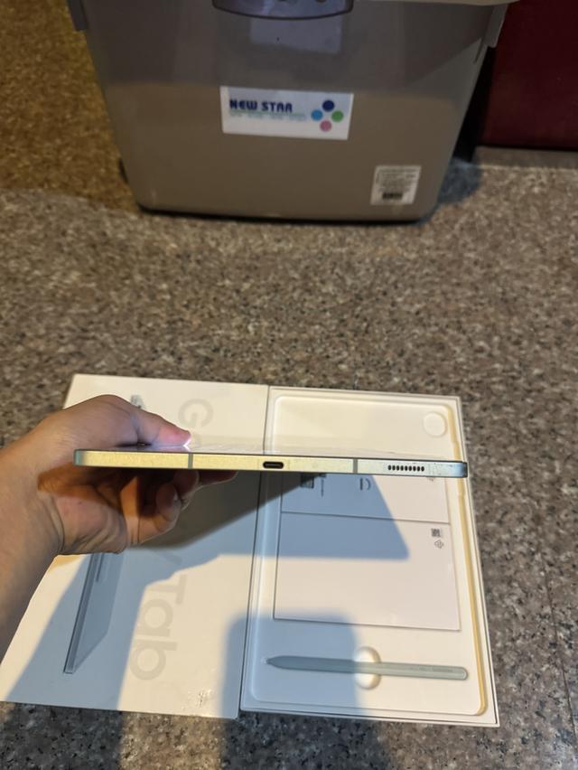 ขายๆๆSamsungTabS9FEสีMint128กิ๊กมีกล่องอีมี่ตรงLTEใส่ซิมได้สูนTrueสภาพสวยการใช้งานดีเยี่ยมทุกๆฟังชั่นเครื่องรีสโตได้ตลอดไม่มีติดแอคเค้าใดๆคับ ( จอขาวจ รูปที่ 4