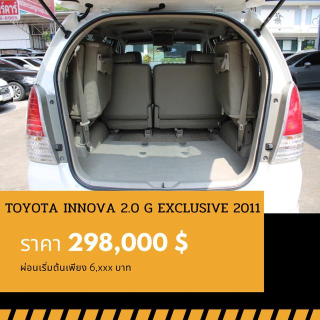 🚩TOYOTA INNOVA 2.0 G EXCLUSIVE 🔋 LPG ปี 2011 6