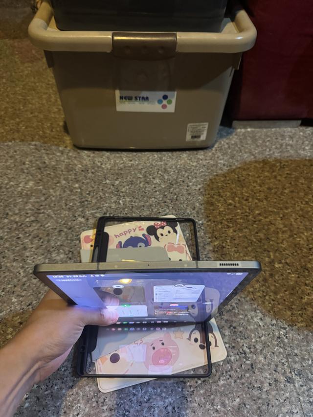 ขายๆๆSamsungTabS9FEPlus5GสีGray128กิ๊กLTEใส่ซิมได้สูนTrueสภาพสวยการใช้งานดีเยี่ยมทุกๆฟังชั่นเครื่องรีสโตได้ตลอดไม่มีติดแอคเค้าใดๆคับ ( จอขาวจั๊วไม่มีเ 3