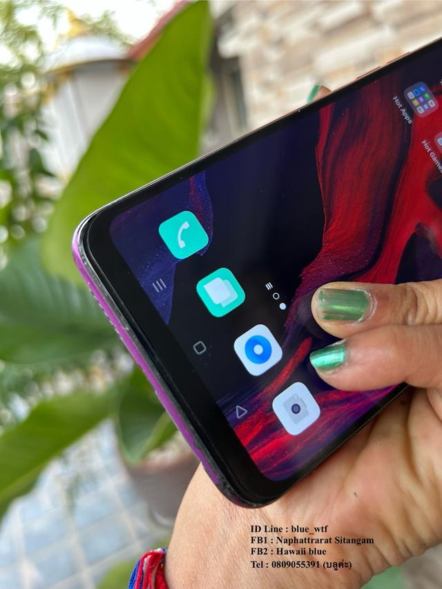 OPPO F9 จอ6.3นิ้ว 4G 2ซิม Rom64 Ram6 กล้องสวย สแกนนิ้วได้ ใช้งานปกติ ได้ทุกซิม 5