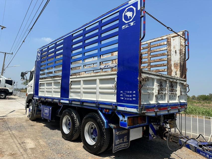 ขายรถบรรทุก Hino FM2P 380 แรง ปี 60 กระบะเหล็กไม่ดั้ม ยางเต็มทุกเส้น 4