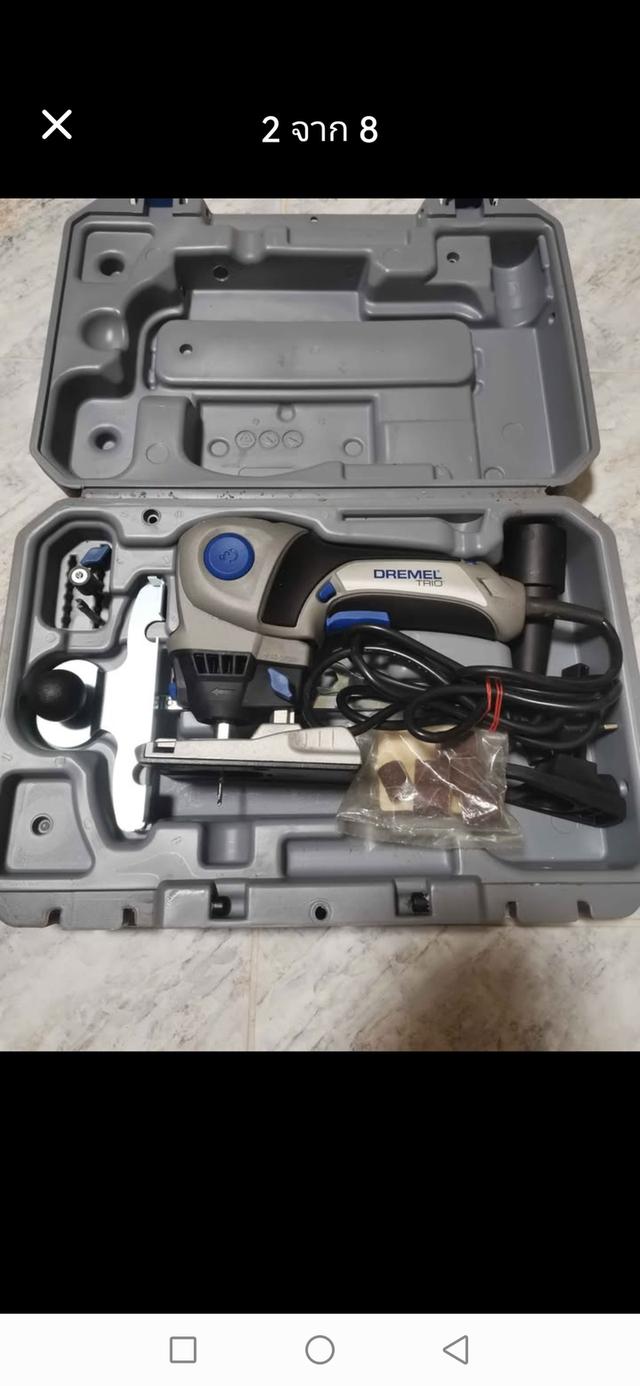 Dremel Trio 6800 เป็นเครื่องมือไฟฟ้าอเนกประสงค์แบบ 3-in-1 ที่มีความสามารถในการตัด ขัด และเซาะร่อง ได้ในตัวเดียวกันเหมาะสำหรับการทำงานไม้พลาสติกอคลีลิก