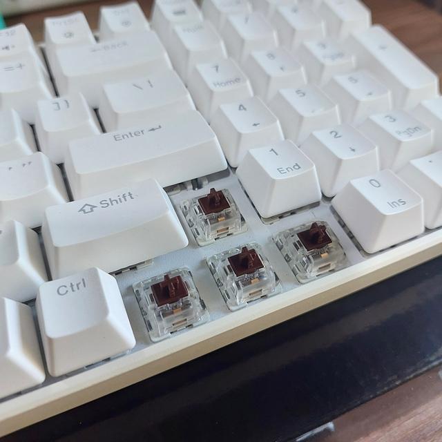 Mechanical keyboards Royal Kludge RK100 RGB Hotswap RK English คีย์บอร์ดไร้สาย 2.4Ghz / BT / USB-C