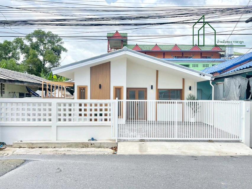 บ้านเดี่ยวชั้นเดียว หมู่บ้านทหารกองหนุน รามอินทรา 109 พระยาสุเรนท์ 28 คลองสามวา  1