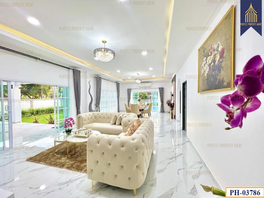 ขายบ้านเดี่ยว พูลวิลล่า รีโนเวทใหม่ สยามคันทรีคลับ แยกมิตรกมล สันติสุข พัทยา For Sale Pool villa Pattaya 200 SQW 4