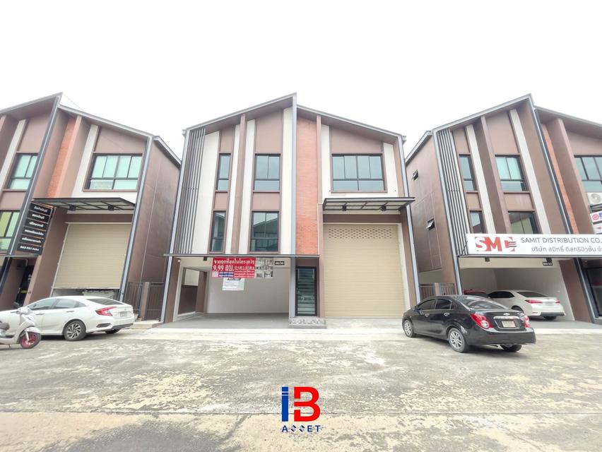 ขายโฮมออฟฟิศ 3 ชั้น พร้อมโกดังสุดกว้าง โครงการ Warehouse ไชน่าทาวน์ ศาลายา 2
