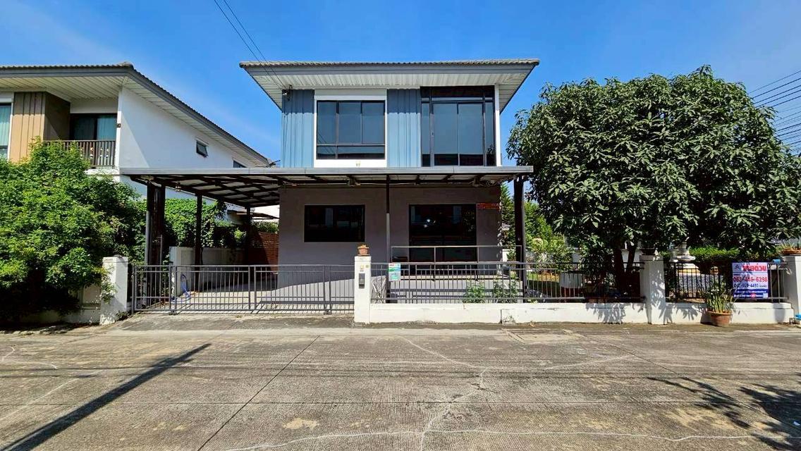 ขายด่วน บ้านเดี่ยว 2 ชั้น หลังมุม โครงการ โมดิ วิลล่า ปิ่นเกล้า- วงแหวน (Modi Villa Pinklao-Wongwaen)ทำเลดี เข้าออกได้หลายทาง 1