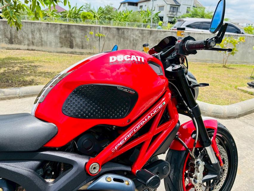 Ducati Monster 796 ABS ปี 2015 สีแดงพร้อมของแต่ง เซอร์วิสใหญ่มาเรียบร้อย 9