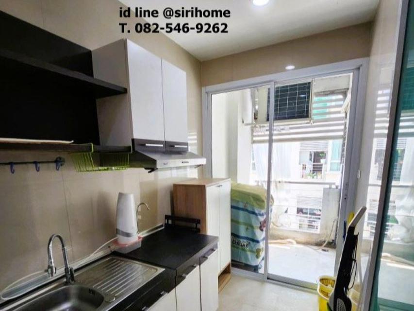 รูป เช่าคอนโดลาดพร้าว101 Happy Condo 1นอน 1 น้ำ ชั้น 4 ตึกD หน้าห้องประตูไม่ชนกัน โปร่ง โล่ง สะอาด พร้อมอยู่ ราคาดีคุ้มมากๆ  5