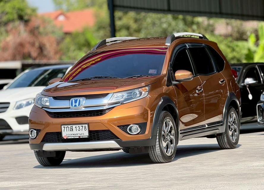 ปี 2018 HONDA BRV, 1.5 SV โฉม ปี16-22สีน้ำตาล Premium Amber Metallic(เฉพาะรุ่น 7 ที่นั่ง) เครื่องยนต์เบนซิน