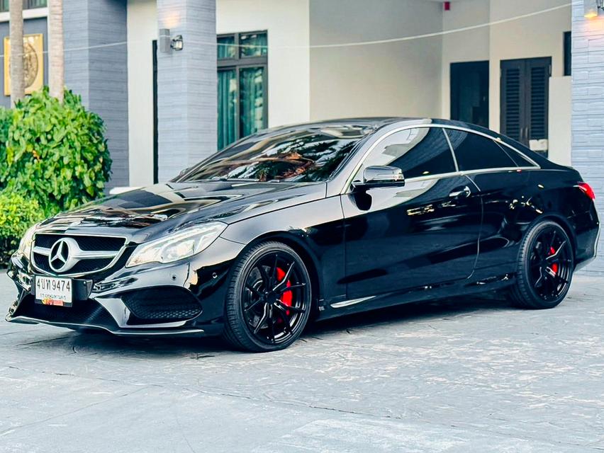 Mercedes-Benz E200 Coupe AMG Dynamic (W207) ปี 2014  สีดำ ไมล์ 80,xxx กม.