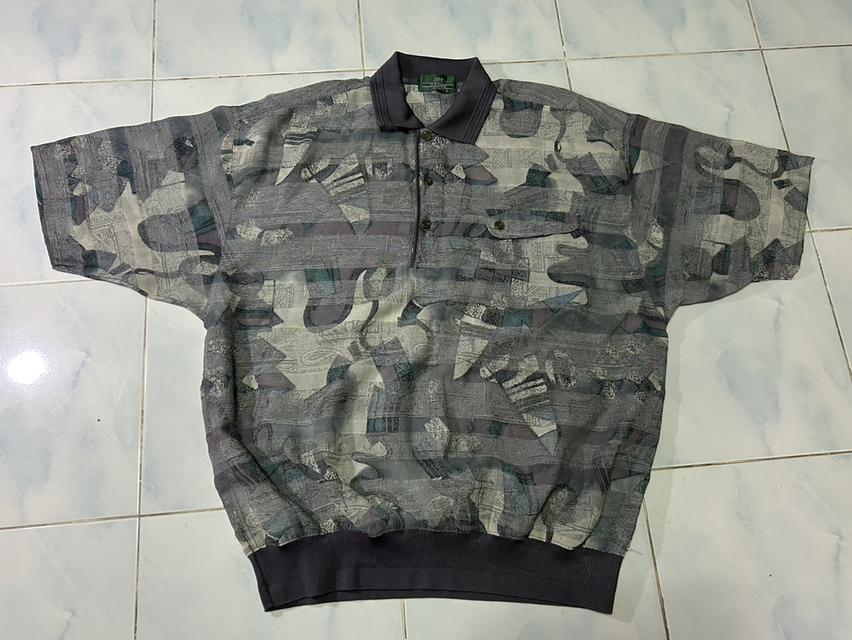 💥Vintage G-STAFF Authentic "Abstract" Banded Polo Shirt💥