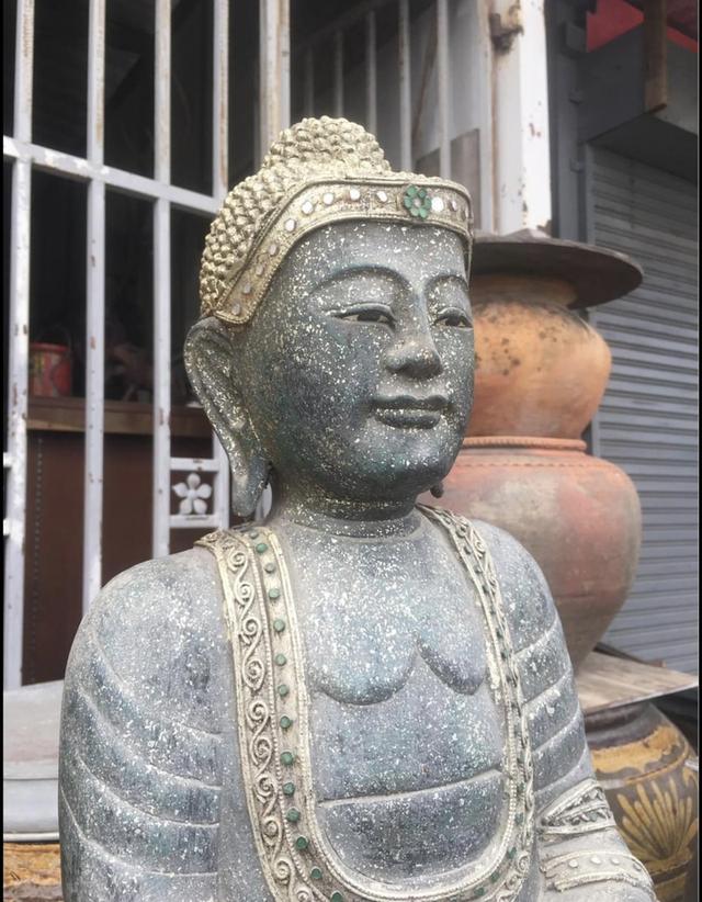 พระพุทธรูปไม้แกะสลัก พระไม้ มัณฑะเลย์ ศิลปะล้านนา ปางสมาธิ หน้าตัก15นิ้ว 2