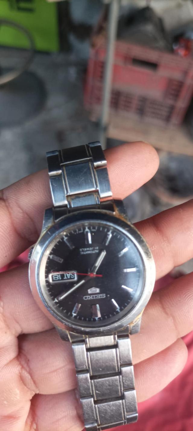 นาฬิกา seiko 5 แท้ automatic สภาพสวยไช้งานปกติ