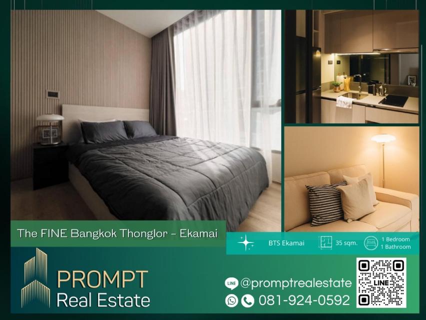 PROMPT *Rent* The FINE Bangkok Thonglor - Ekamai - 35 sqm - #BTSEkamai  #EmQuartier #CamillionHospital 1
