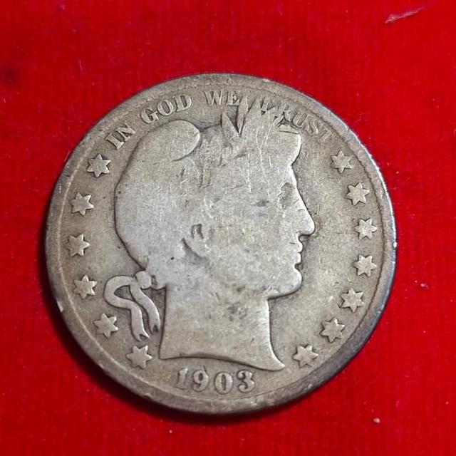 USA 1903 Dollar Barber Half 3