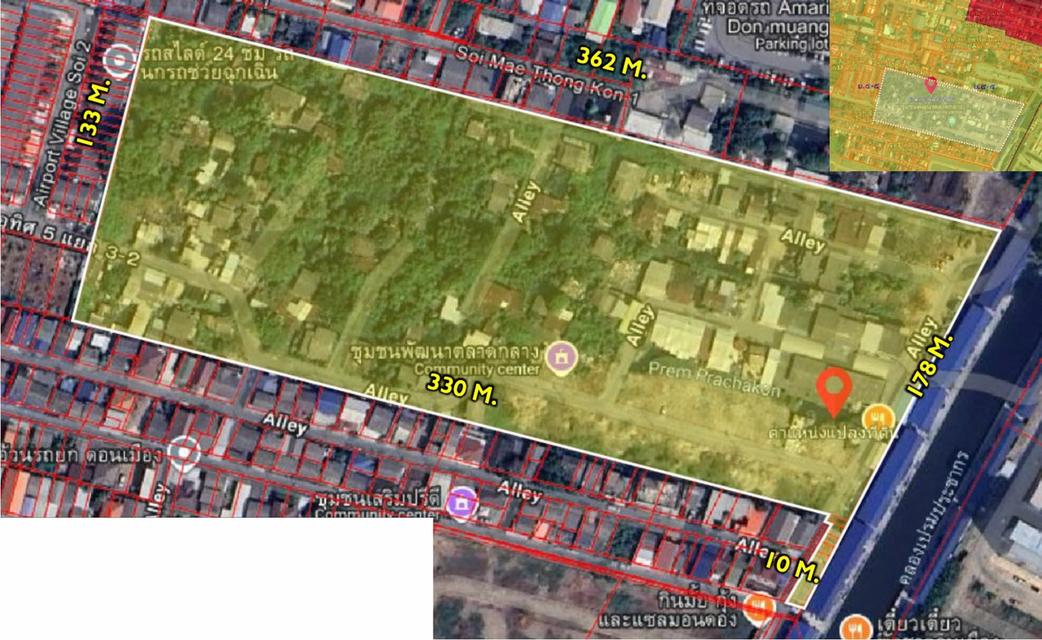 ขายที่ดิน ดอนเมืองสรงประภา