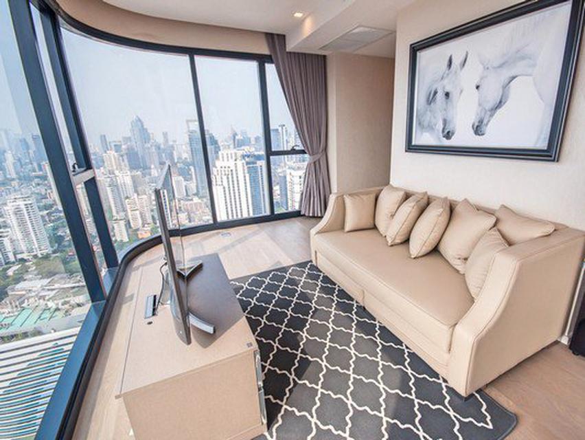 รูป Super Luxury Condo for Sale Ashton Asoke, 64.11 sqm., 1BR 1B, 41th floor, panorama city view, fully furnished 2