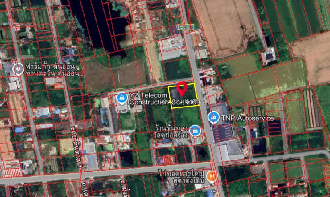 ที่ดินไทรน้อย นนทบุรี ติดถนนทางหลวงชนบท (นบ.5027) 1