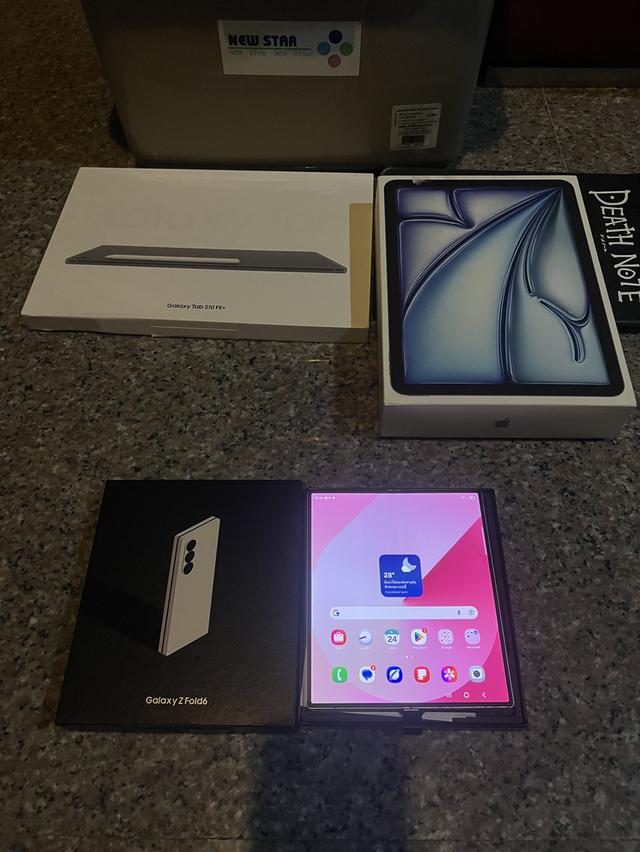 ขายSamsungFold6สีPink512กิ๊กสูนTrueยกกล่องอุปกรยังไมาแกพถูหๆ