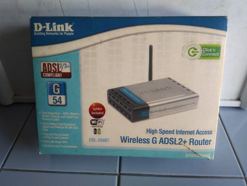 Router D-Link DSL-2640T Wireless ADSL Router with Built-in Modem 4 port 10 100Mbps Switch