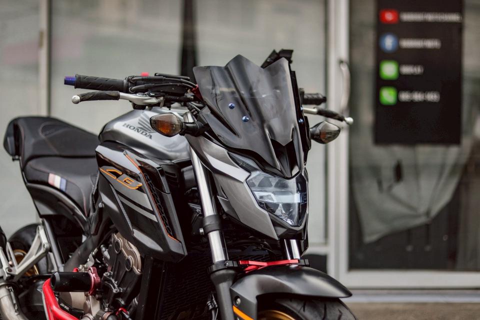 Honda Cb650f ปี2017 สีเทา รูปที่ 6