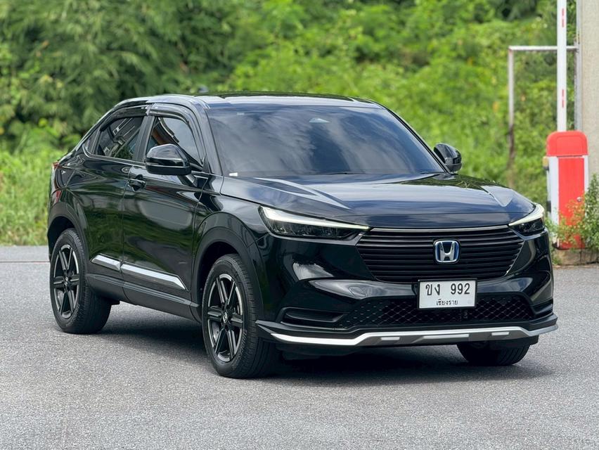HONDA HRV Wagon 4dr E:HEV E-CVT FWD 1.5i (Hybrid) Y23 สีดำ  ออโต้