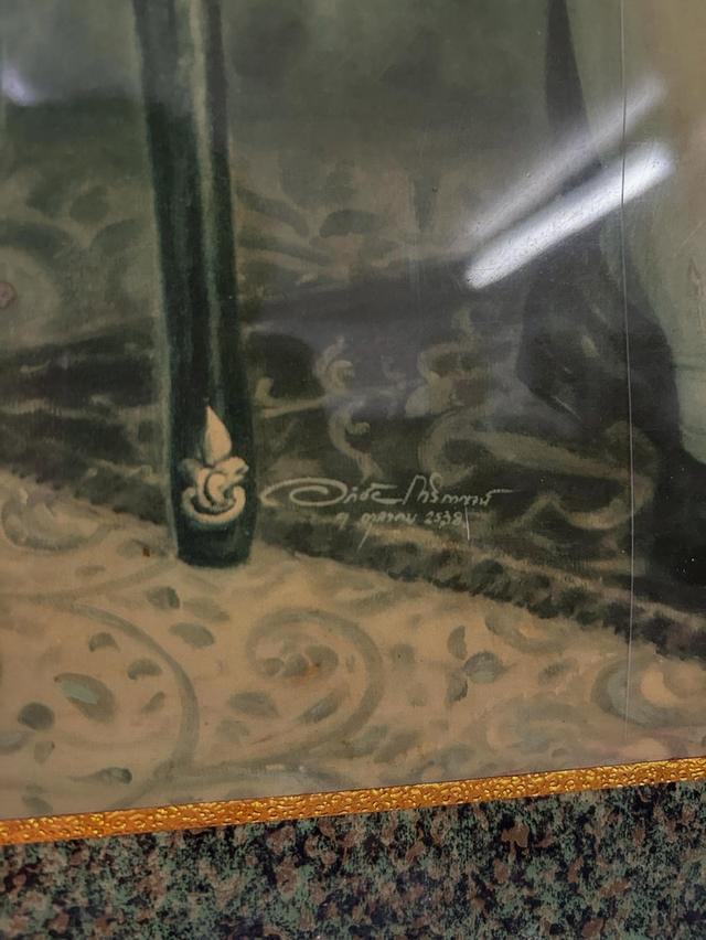 ภาพรัชกาลที่ 5 พร้อมกรอบไม้ 3