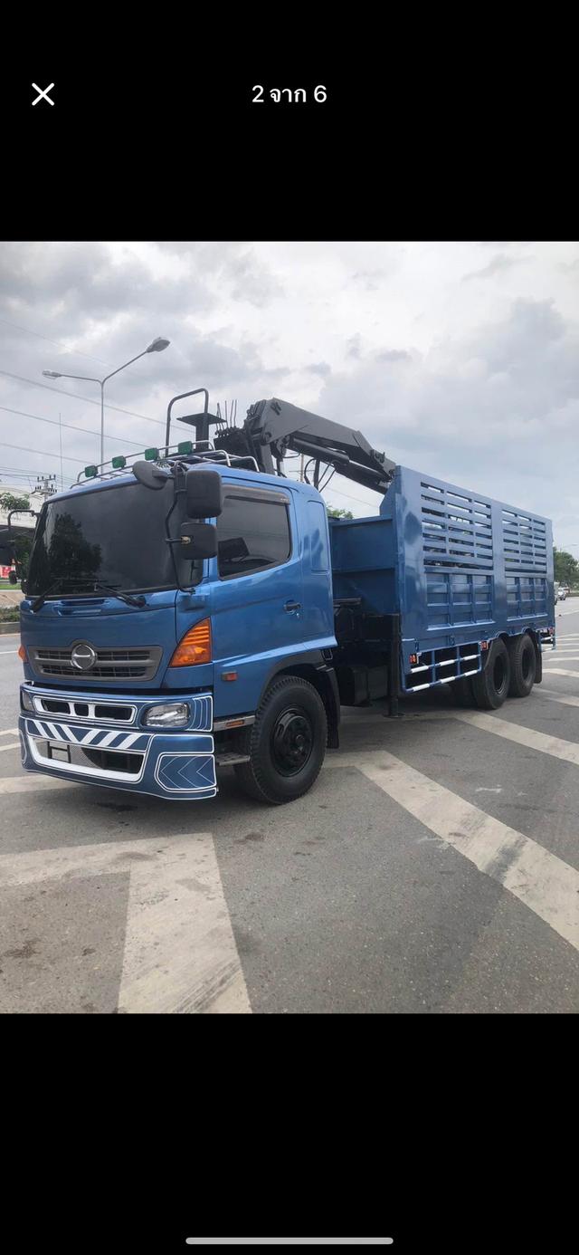 ส่งต่อรถบรรทุก Hino ติดเครนคีบ FL1J ปี 2005