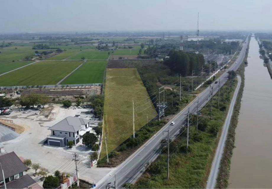 (ด่วนลดราคา)ขายที่ดินติดถนนใหญ่(3032)ใกล้ถนนใหญ่340จำนวน7ไร่1งาน 1