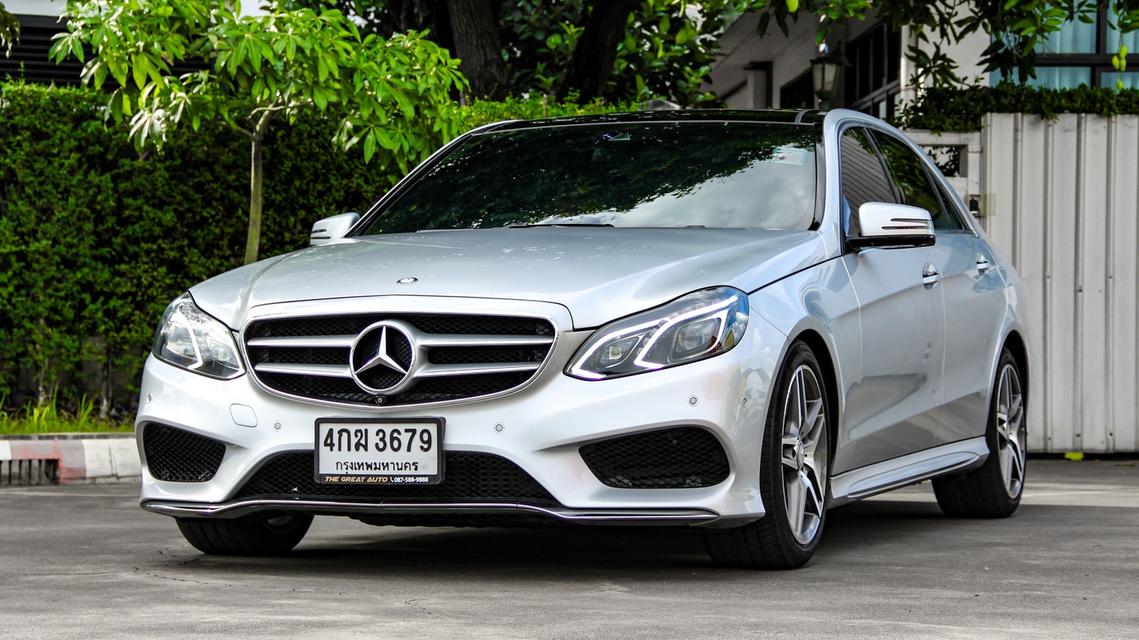 BENZ E-CLASS, E300 BLUETEC HYBRID AMG (W212) ปี 2015 รถสวยใช้น้อย ราคาถูก