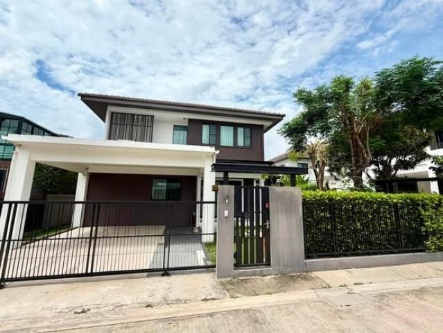 บ้านตกแต่งพร้อมอยู่ ใกล้เมกาบางนา บ้านเดี่ยว 2ชั้น หมู่บ้านมัณฑนา บางนา กม.7 1