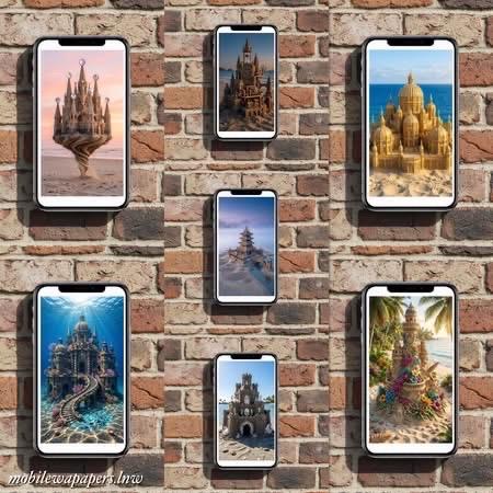 วอลเปเปอร์มือถือ วอลเปเปอร์โทรศัพท์ ภาพชุดปราสาททราย วอลเปเปอร์สวยสวย Lucky Mobile Phone Wallpaper