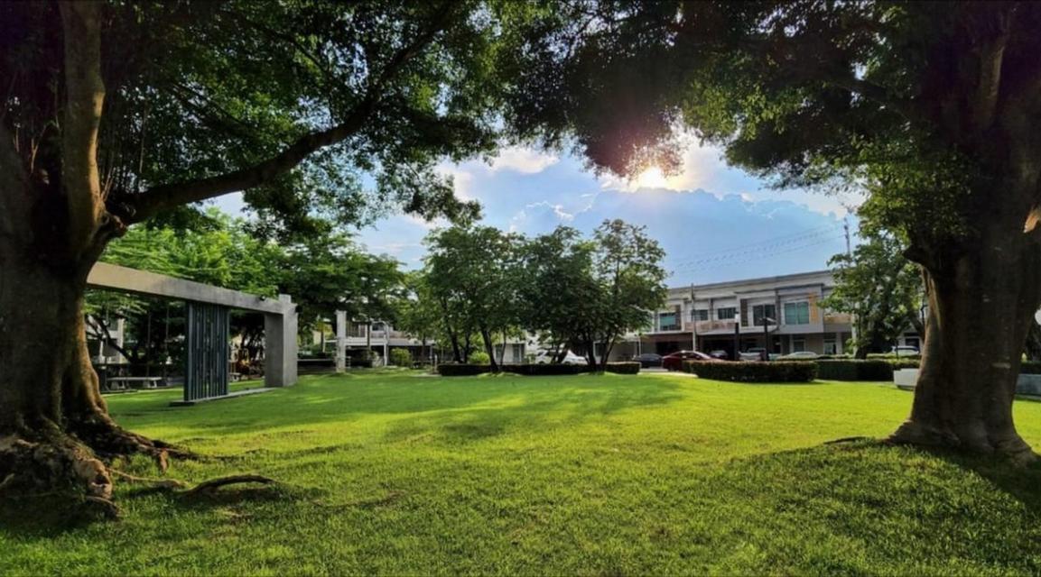 หมู่บ้านฮาบิทาวน์ วัชรพล ให้เช่าทาวน์โฮม 2 ชั้น 25 ตารางวา 3 ห้องนอน 2 ห้องน้ำ ถนนเมนติดสวน ใกล้ทางด่วนรามอินทรา-อาจณรงค์ 10