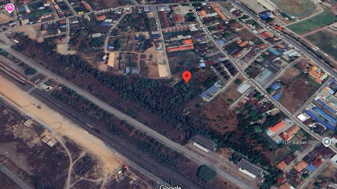 ขายที่ดินติดทางรถไฟความเร็วสูงและถนนเลี่ยงเมืองตัดใหม่ อ.เมือง จ.หนองคาย เนื้อที่ 2 ไร่ 1 งาน 61.5 ต  .ร.ว.  5