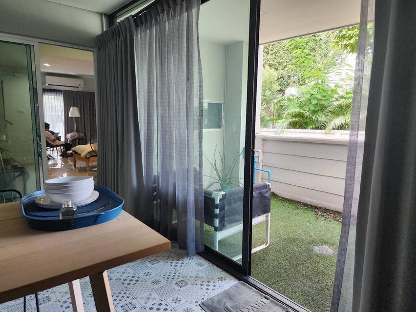 ม.เดอะคัลเลอร์ รามอินทรา ทาวเฮ้าส์หลังริม 2ชั้น 3นอน 2น้ำ แถมแอร์2ตัว 1ที่จอด +ต่อเติมครัวด้านหลัง 26ตรว. 100ตรม. ใกล้7 แฟชั่นไอแลนด์ ตลาด ราคา 26500 11